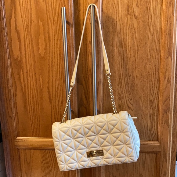 kate spade Handbags - Kate Spade quilted creme leather purse
